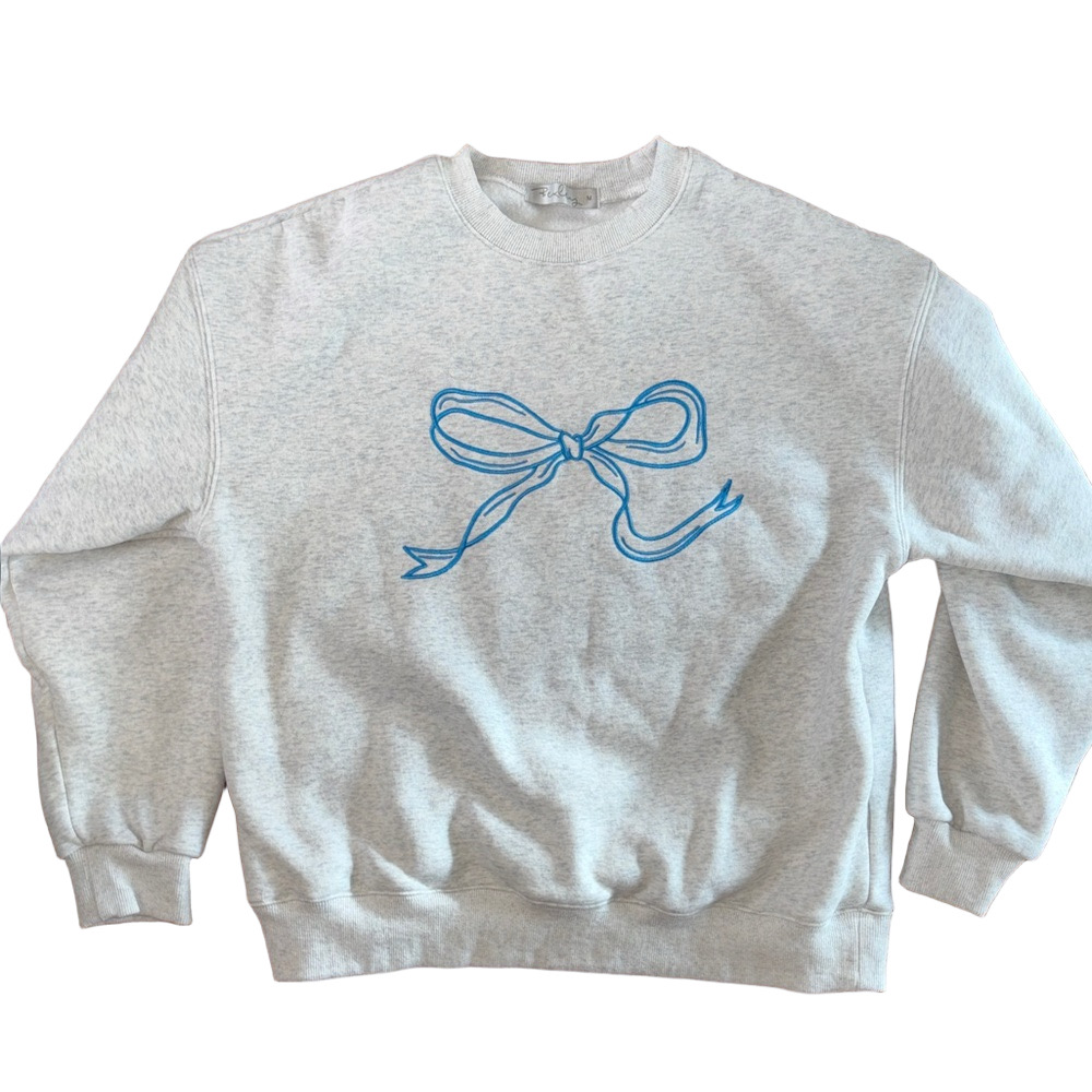 Bexley Ribbon Oversized Sweatshirt Size Medium